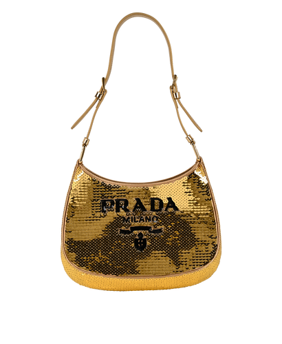 Shoulder, &pound;950, Handbags, Gold, Sequins, Front view